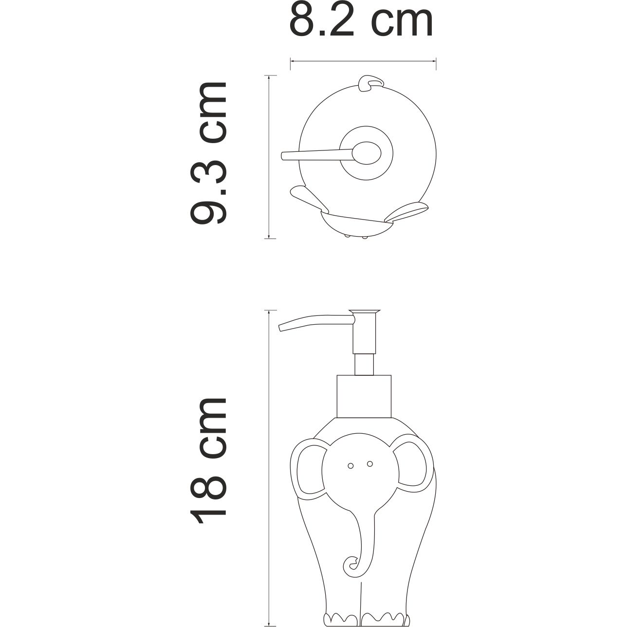 Дозатор для жидкого мыла WasserKRAFT Lippe, K-8199