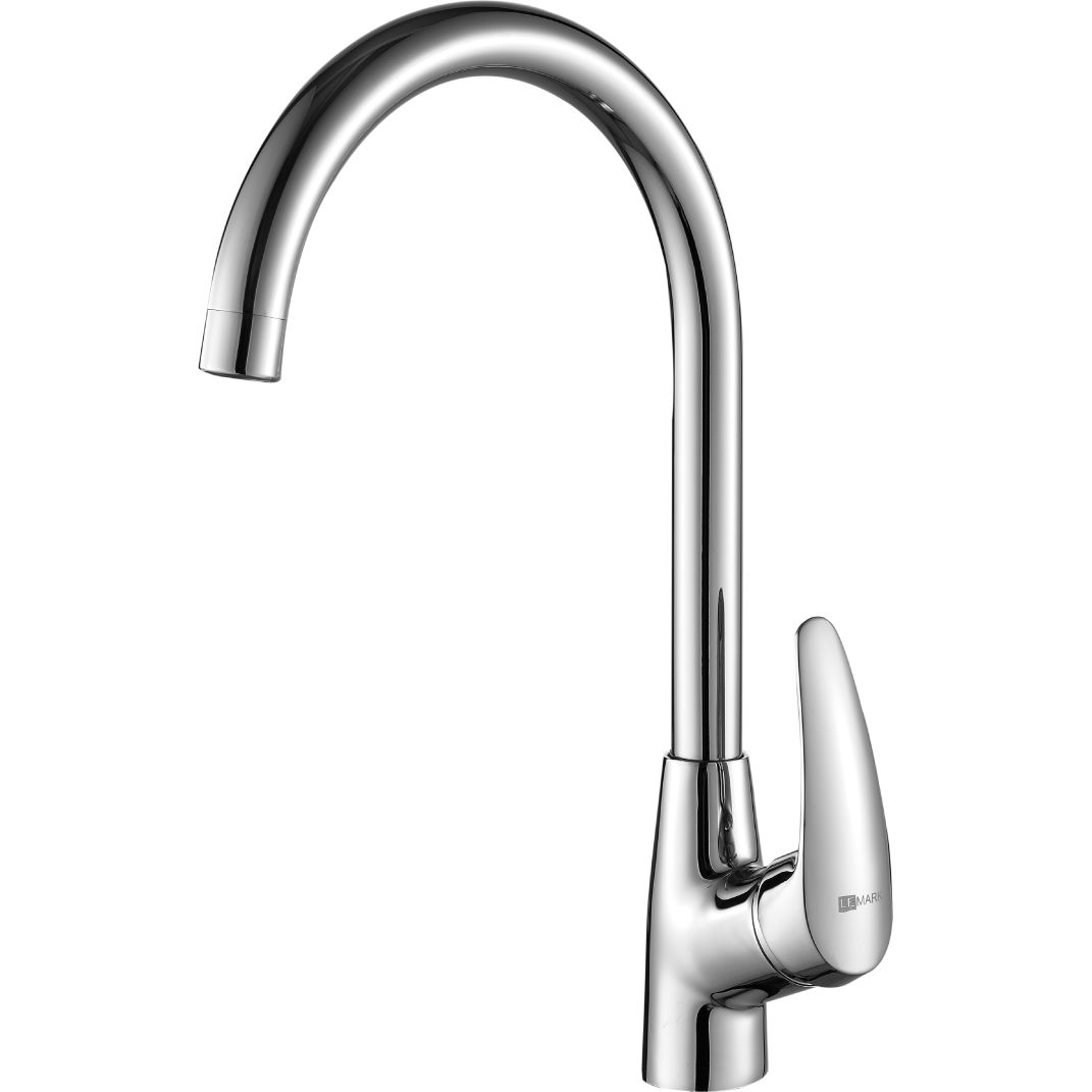 Смеситель для кухни с высоким поворотным изливом Lemark Linara, LM0405C