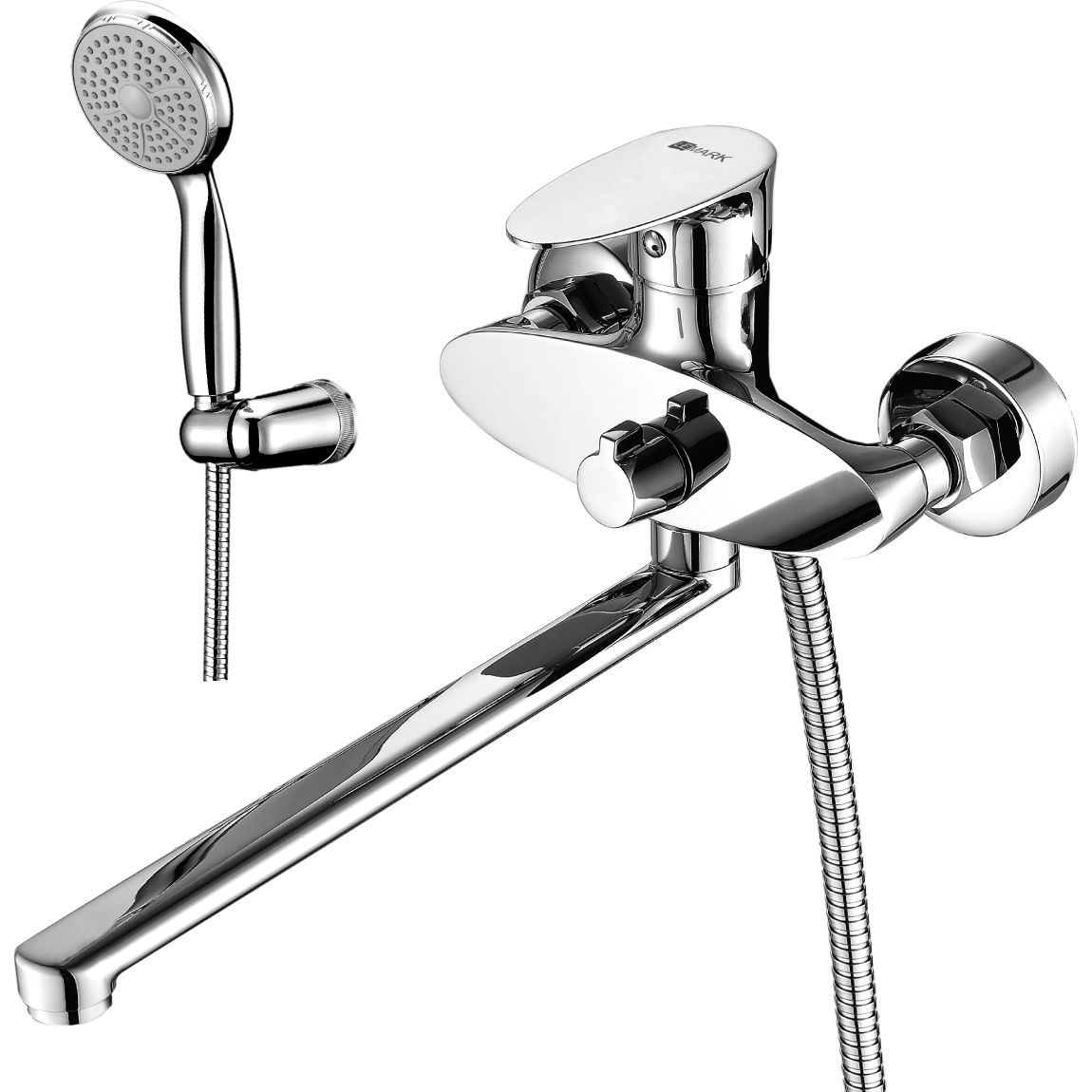 Смеситель универсальный с изливом 300 мм Lemark Nero, LM0251C