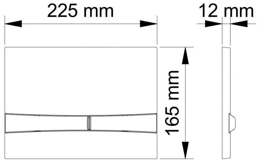 Комплект Berges Novum, кнопка F3 хром глянец, унитаз Floe Rimless, сиденье Floe Slim, 043223