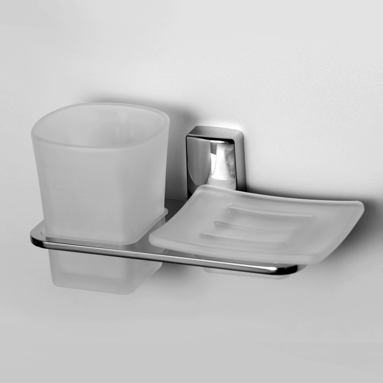 Держатель стакана и мыльницы WasserKRAFT Leine, K-5026