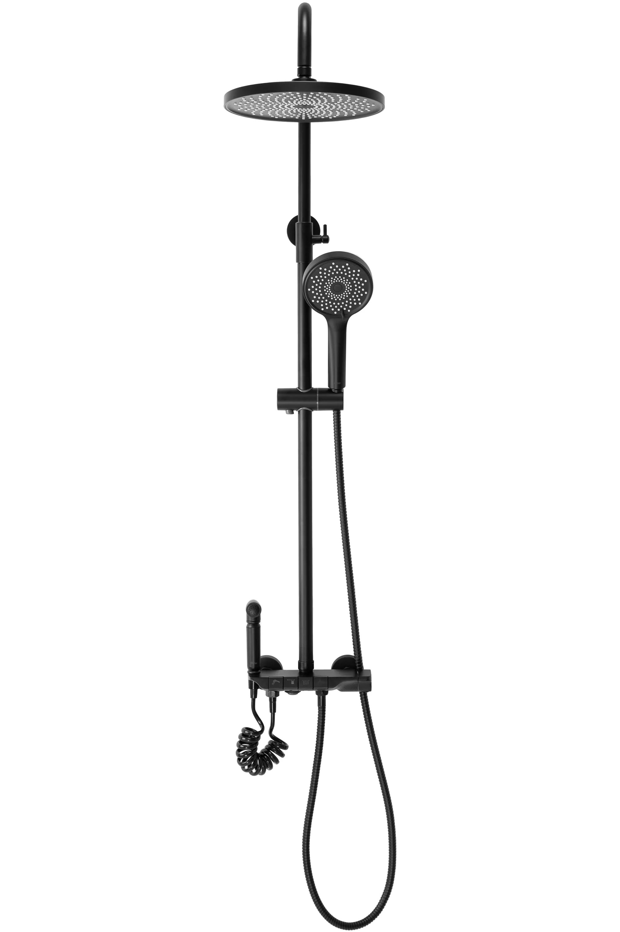 Душевая система Rea Max Black, REA-P6615