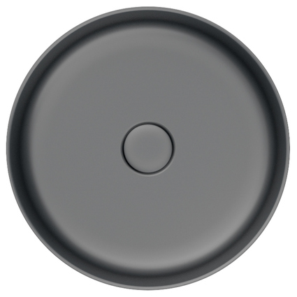 Умывальник накладной, серый матовый, Iddis Ray 35.5x35.5, RAYGM03i27