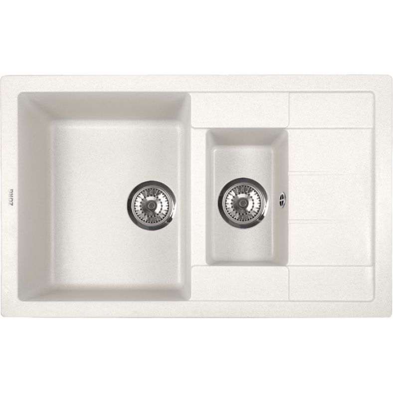 Мойка ZorG Luka 78-2 белый камень