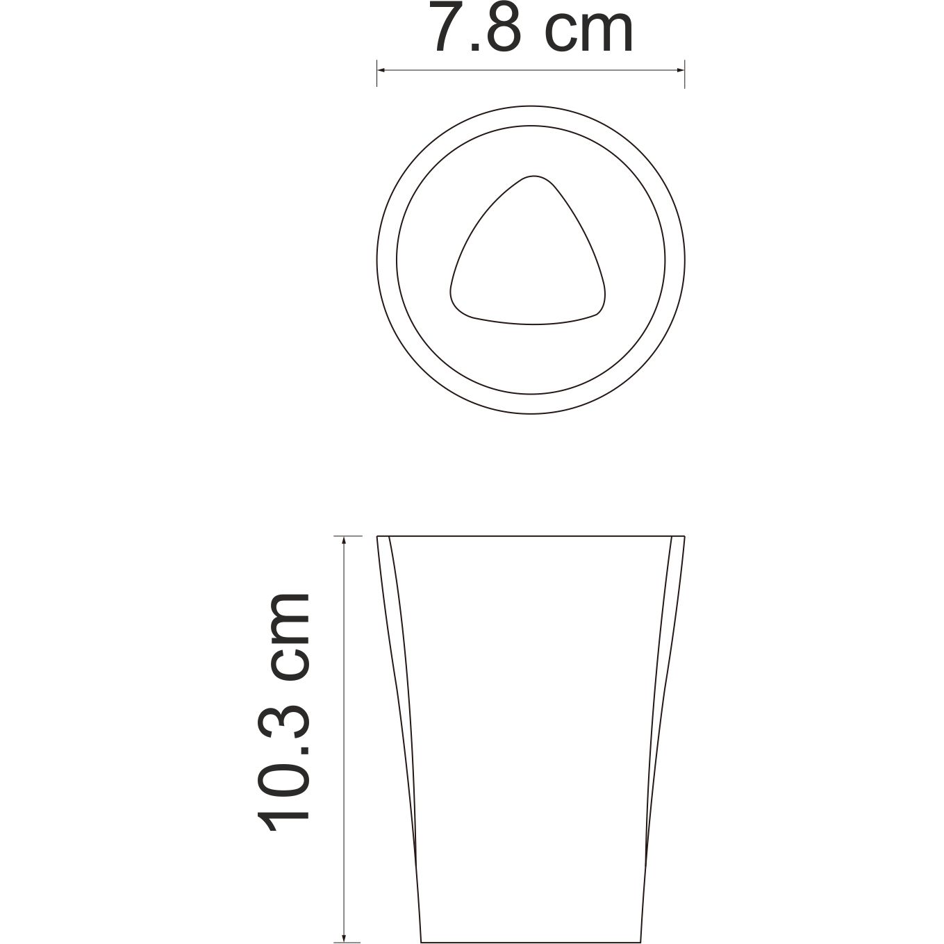 Стакан для зубных щеток WasserKRAFT Ohre, K-37728