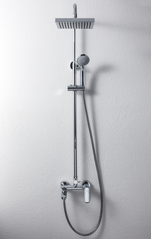 Душевая колонна со смесителем Bravat Opal F9125183CP-A