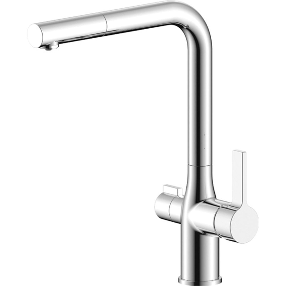 Смеситель для кухни с каналом для фильтрованной воды, Iddis Pure, PURSBFLi05