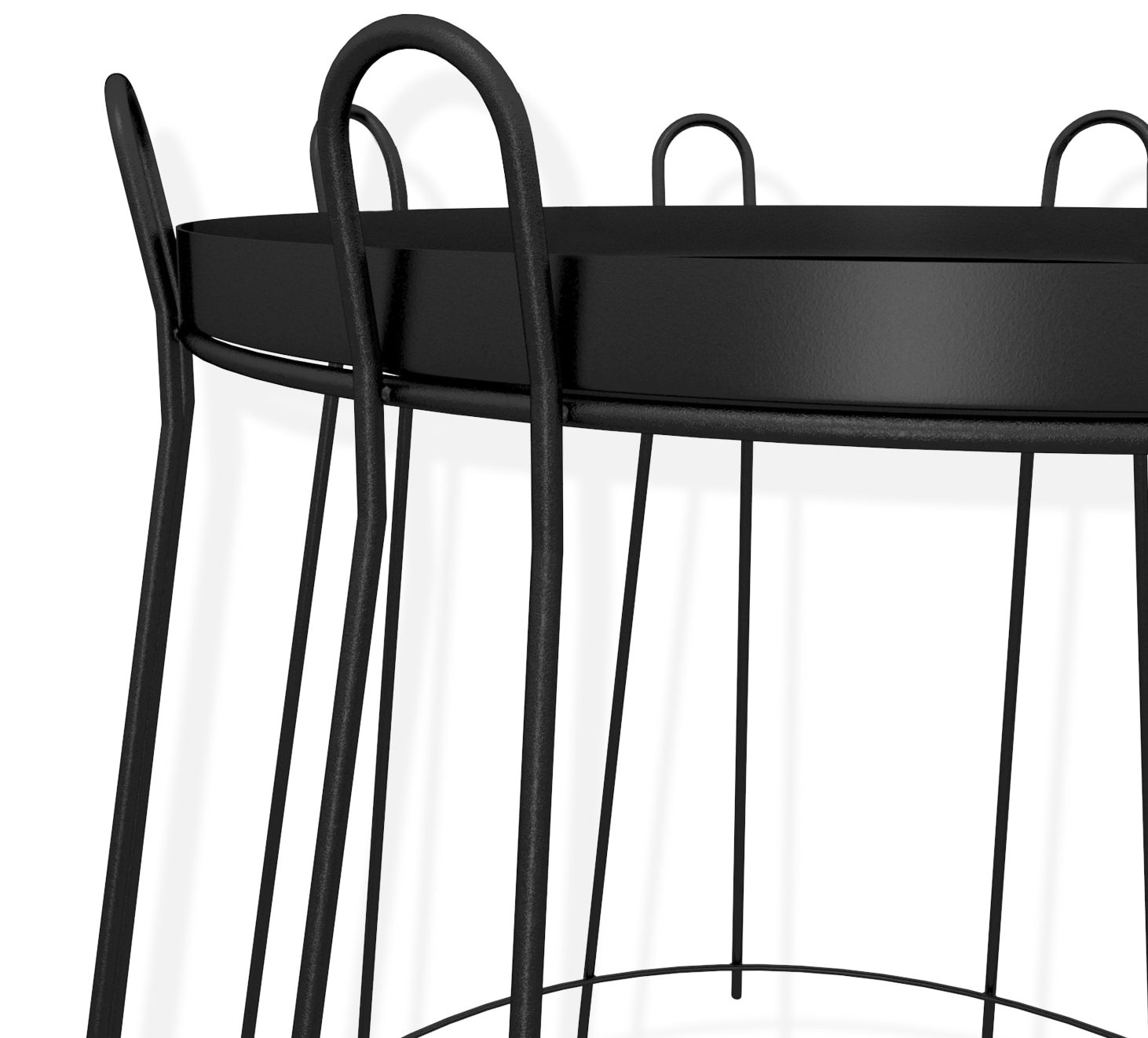 Столик журнальный Sheffilton SHT-CT6 черный муар, 172213