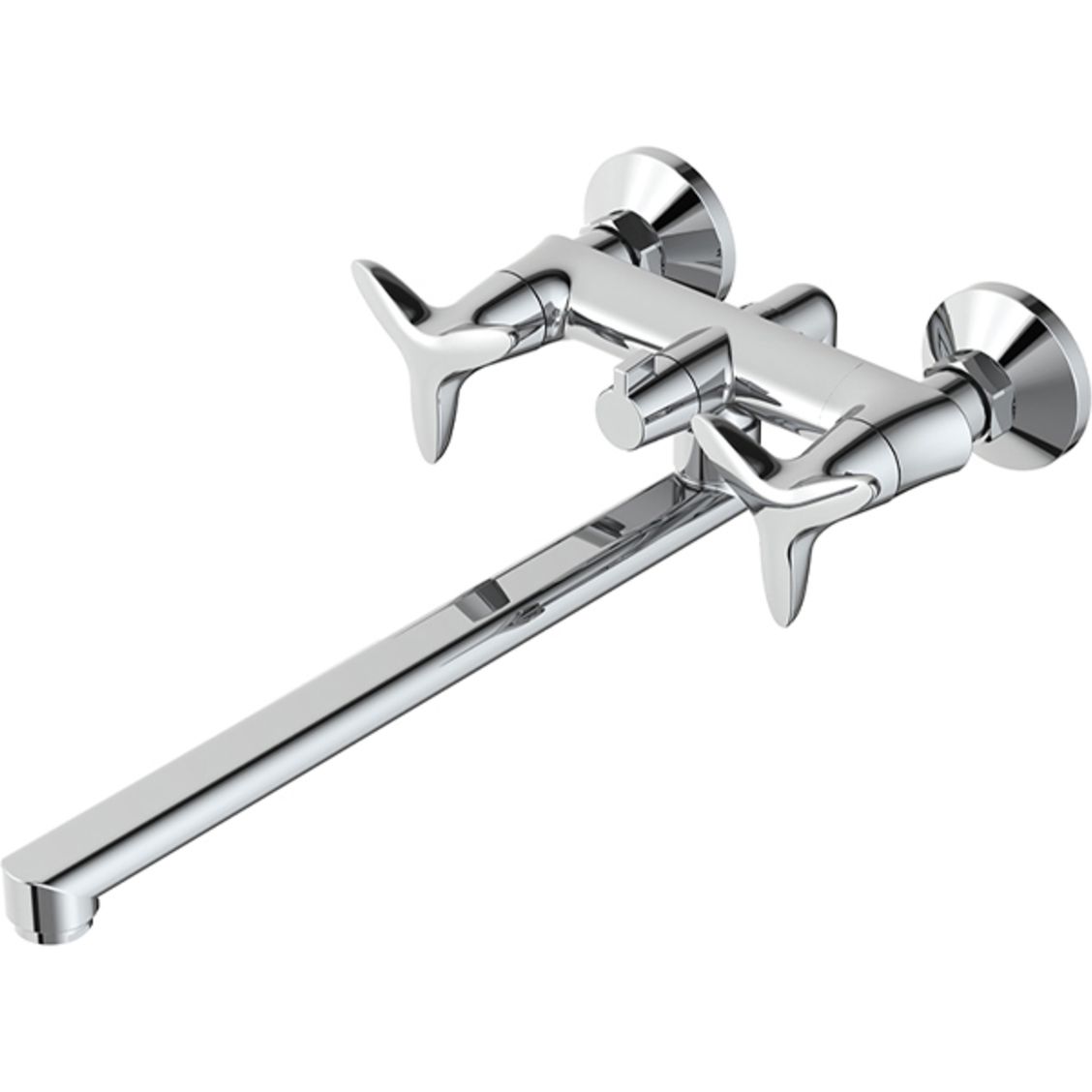 Смеситель для ванны с длинным изливом с керамическим дивертором, Iddis Copter, COPSBL2i10WA