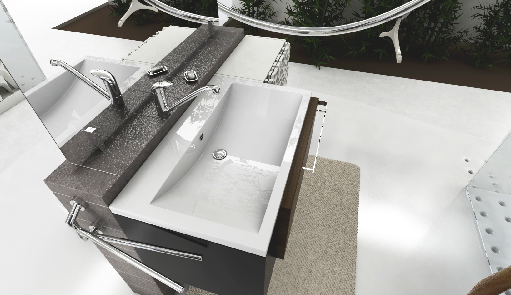 Раковина Andrea 750, 75x48