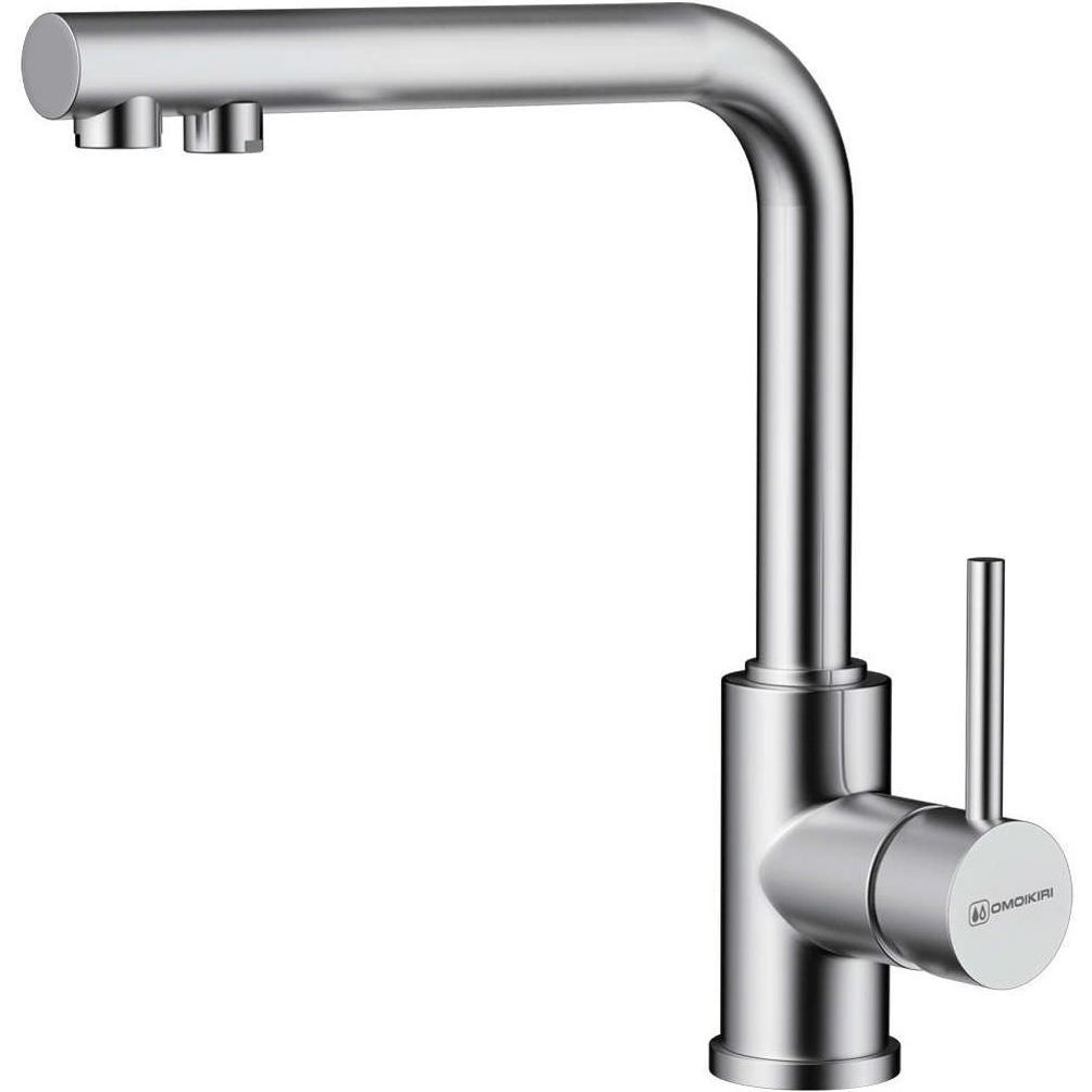 Кухонный смеситель Omoikiri Nakagawa 2 Plus-BN (латунь/нержавеющая сталь), 4994342