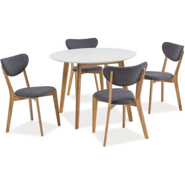 Стол обеденный Signal Mosso II белый, MOSSOIIBD100