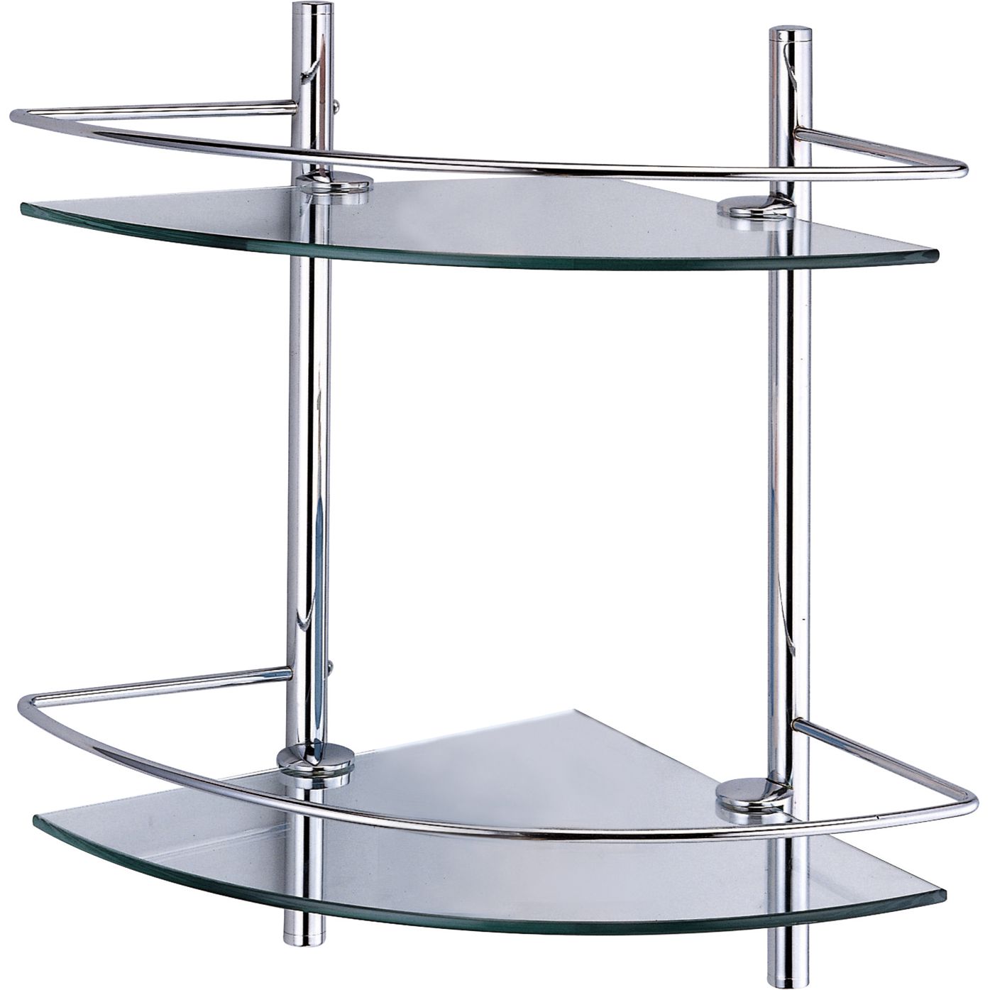 Полка стеклянная угловая, двойная WasserKRAFT, K-3122