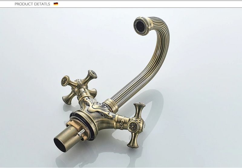 Смеситель для умывальника бронза Ledeme L1191C