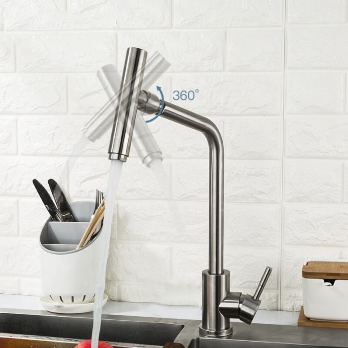 Смеситель для кухни с поворотным аэратором Frap F44899