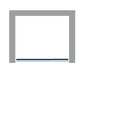 Двери для ниши распашные Deante Moon