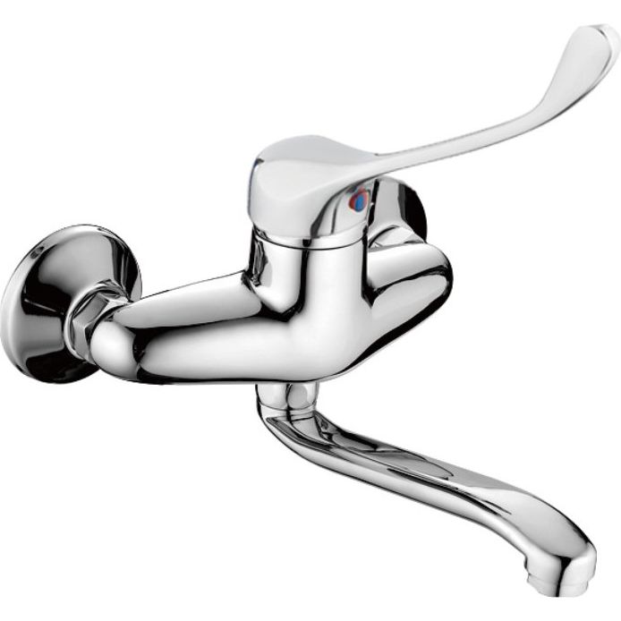 Хирургический смеситель для кухни настенный Haiba HB4654