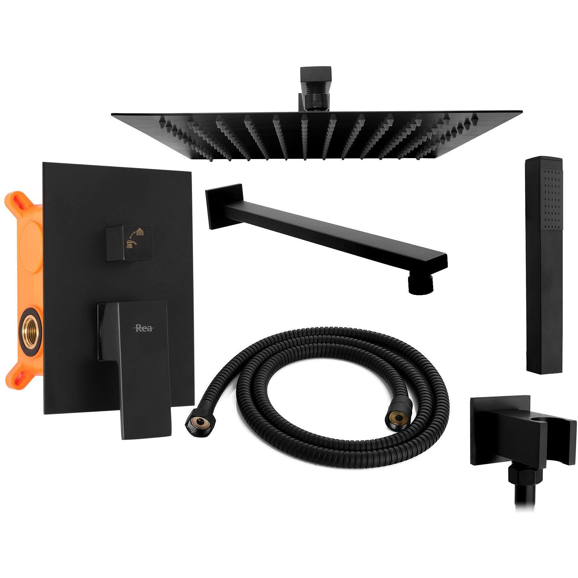 Душевая система Rea Fenix Black, REA-P6920