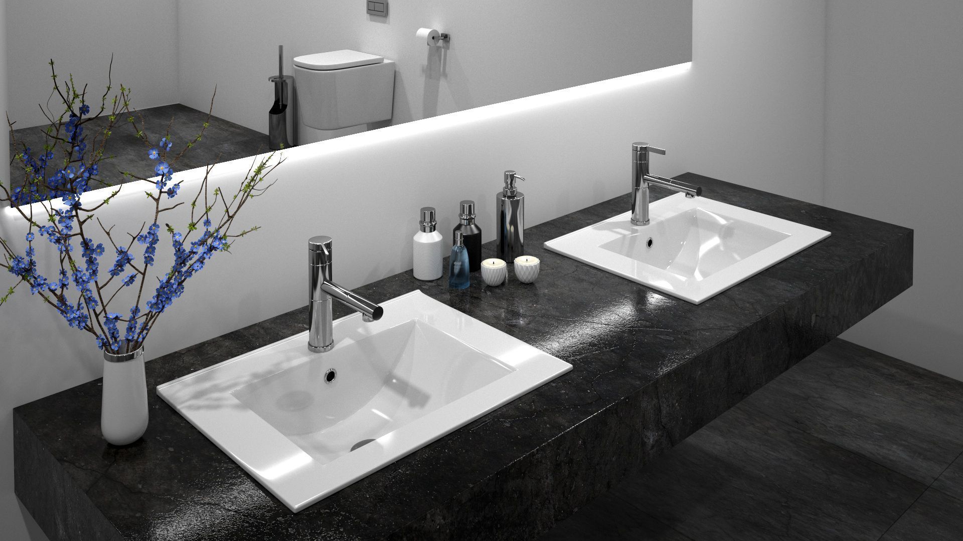 Умывальник Rea Dafne 61.5x46.5, REA-U0786