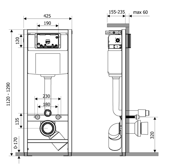 Система инсталляции Lavinia Boho RelFix, 38010010
