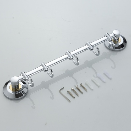 Планка с 5 крючками хром/золото Ledeme L204-5