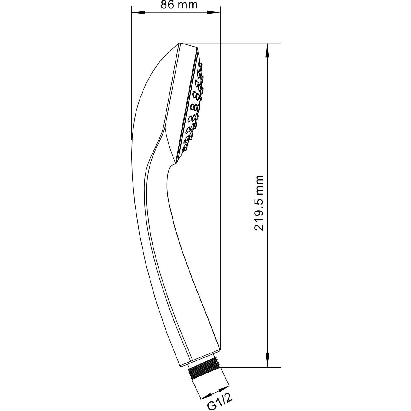 Лейка 1-функциональная WasserKRAFT, A001