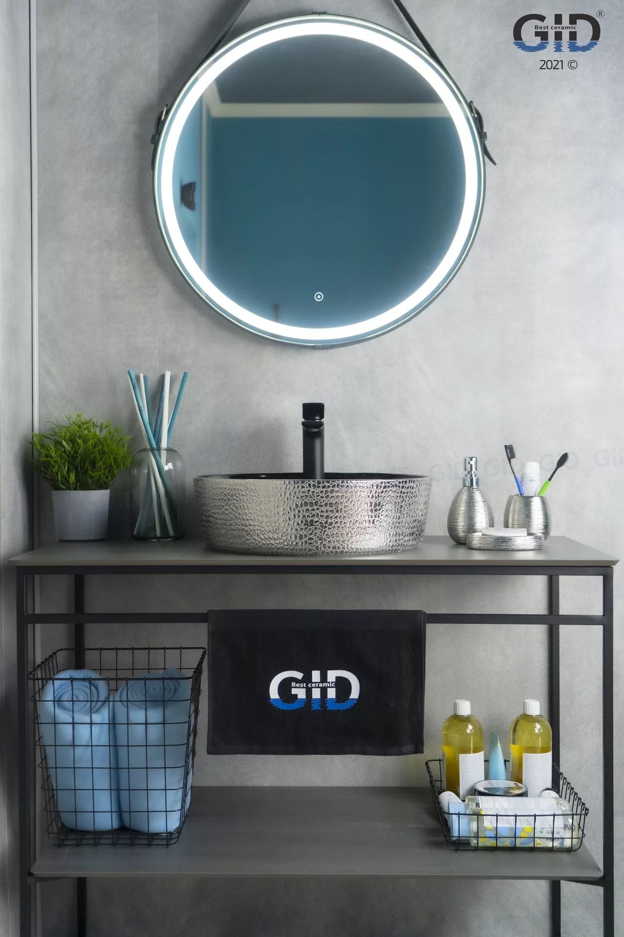 Умывальник Gid D1306H020 44x44, 53315