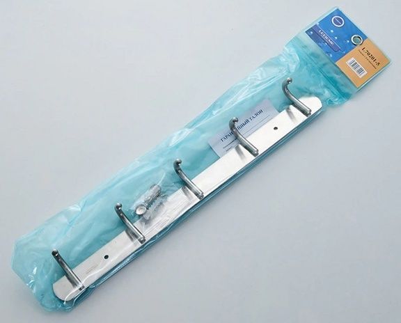 Планка с 5 крючками (сатин) Ledeme L70201-5