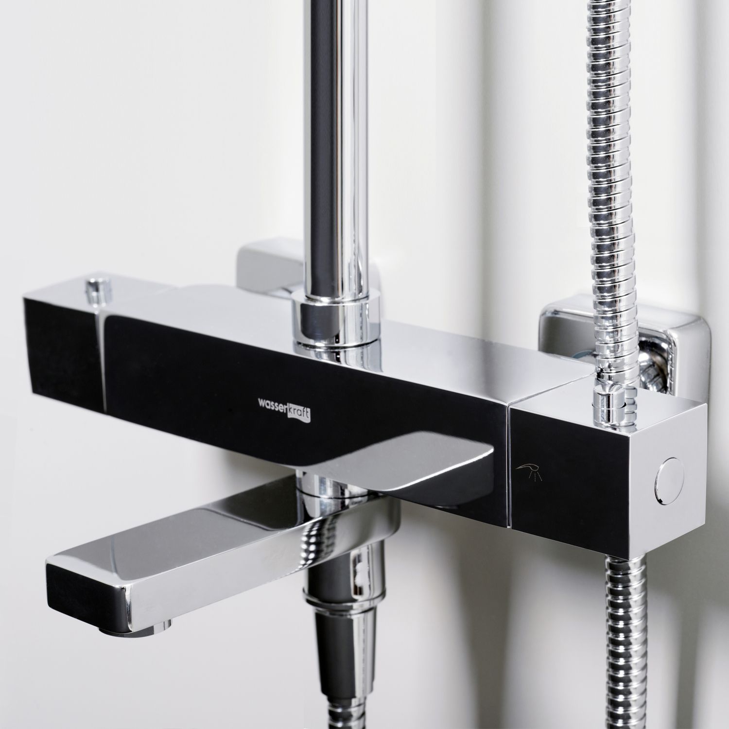 Душевой комплект с термостатическим смесителем WasserKRAFT, A19901