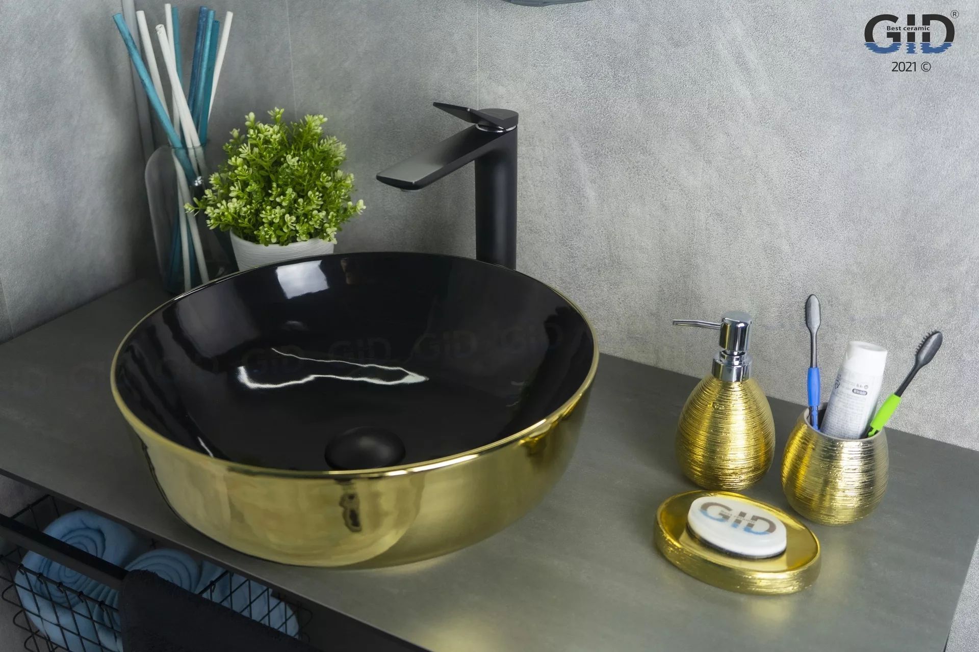 Умывальник Gid NC412 41.5x41.5, 52214