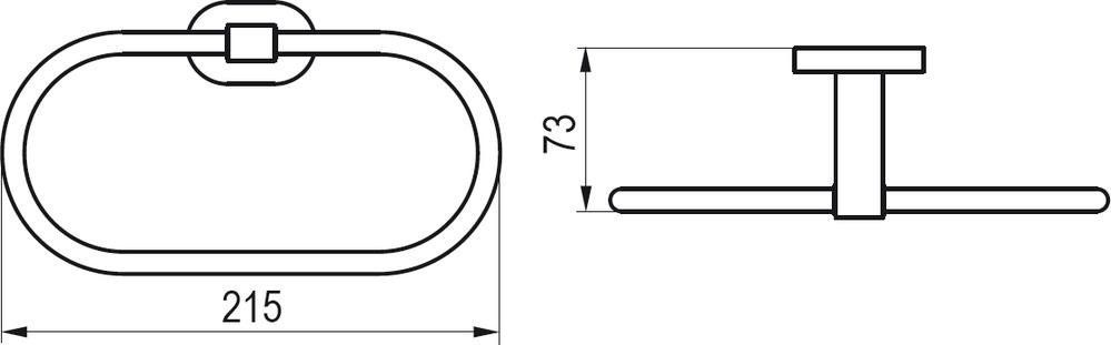 Полотенцедержатель Ravak Chrome CR 300.00, X07P190