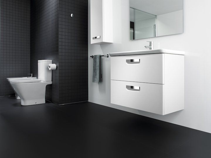 Модуль для раковины Roca The Gap 60/70/80 белый матовый