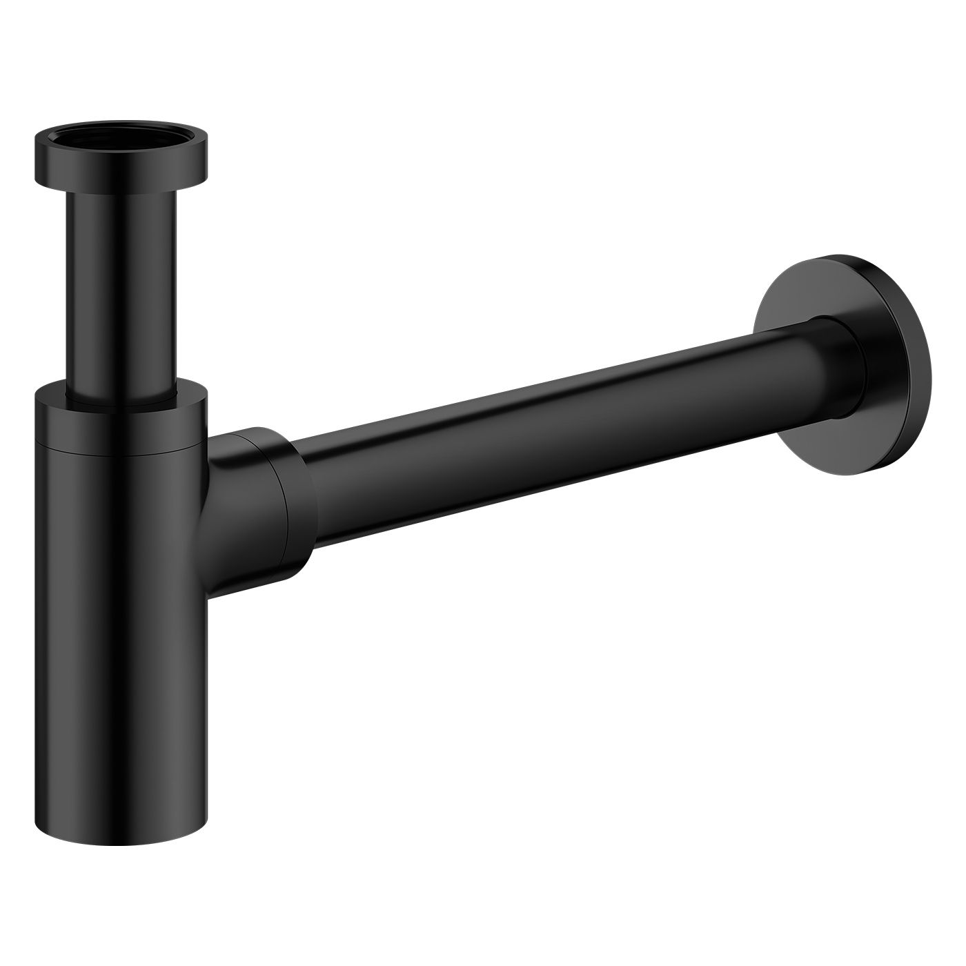 Сифон для умывальника черный Omnires, A186BL