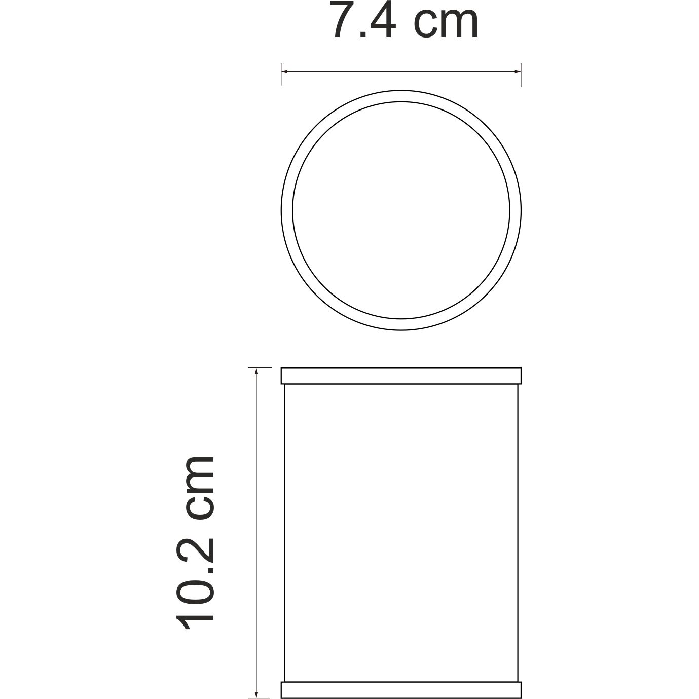 Стакан для зубных щеток WasserKRAFT Rossel, K-5728