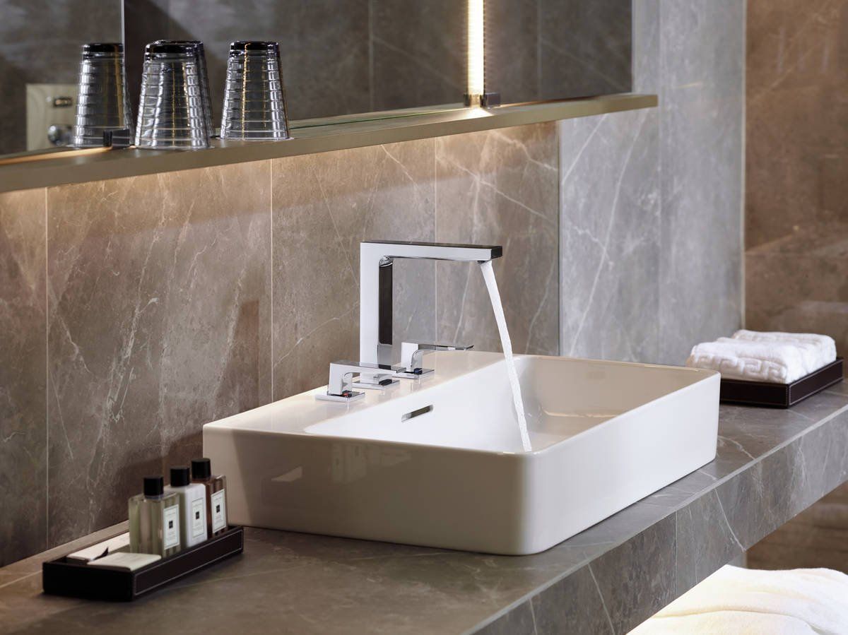 Смеситель для раковины Hansgrohe Metropol 160 с клапаном Push-Open, 32515000