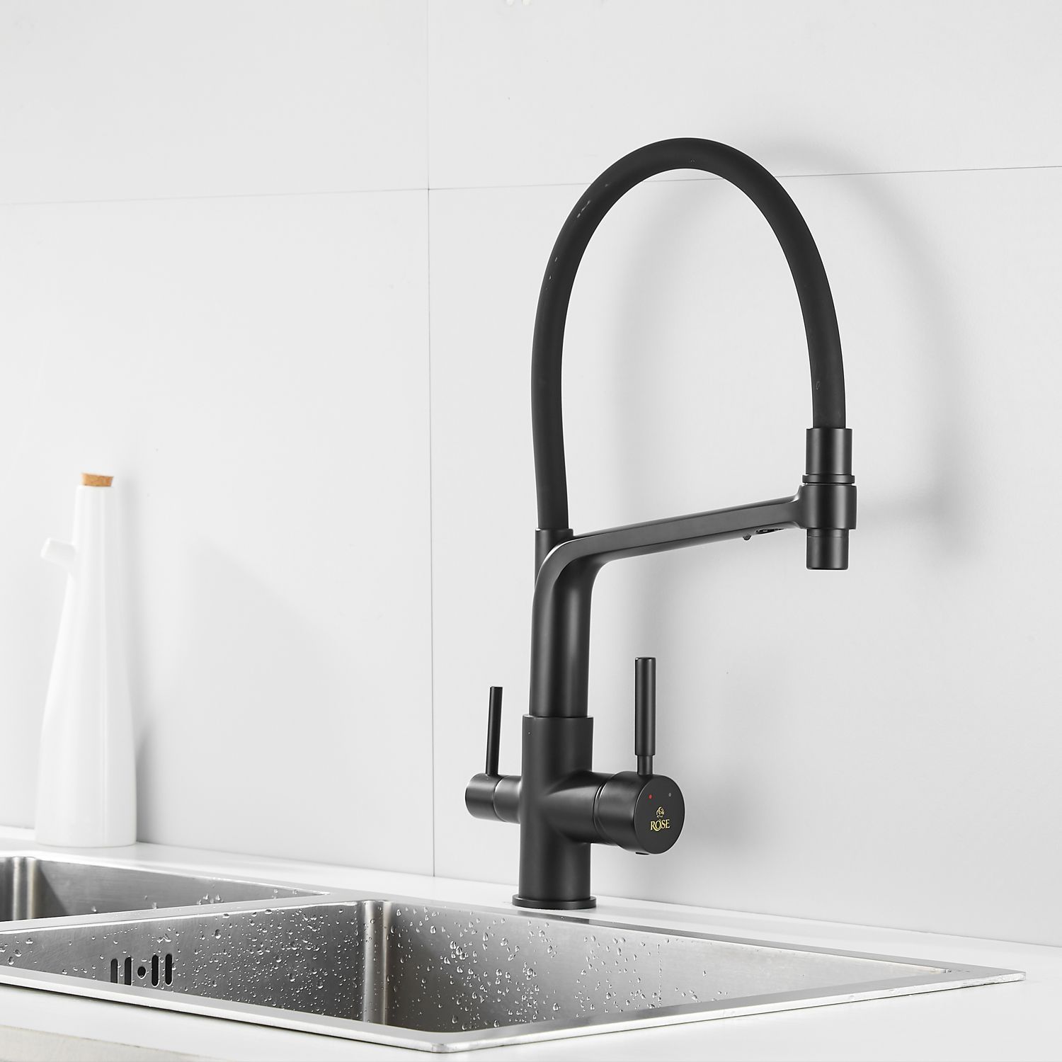 Смеситель для кухни с гибким изливом под фильтр Rose, R658H
