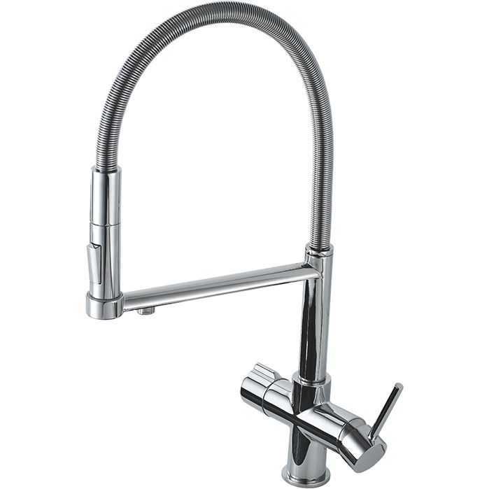 Смеситель для кухни с гибким изливом под фильтр Rose, R758