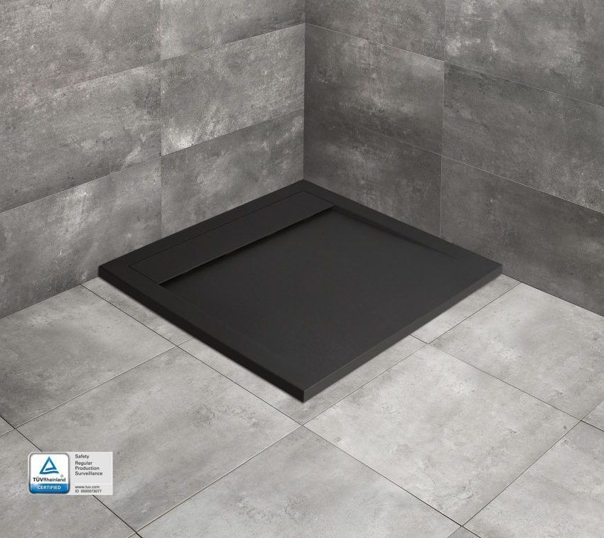 Душевой поддон Radaway Teos C Black 90x90
