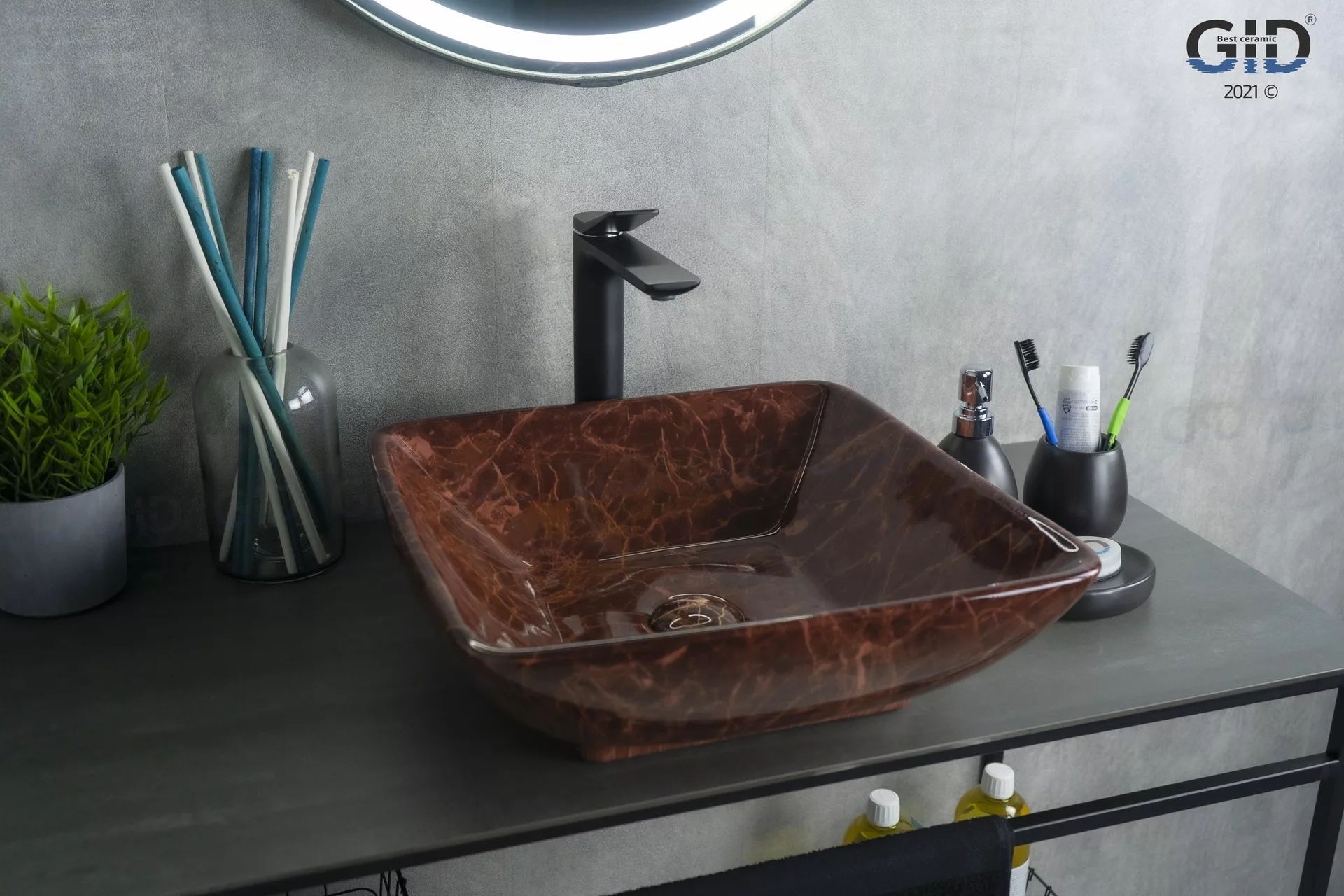 Умывальник Gid MNC182 41.5x41.5, 54419