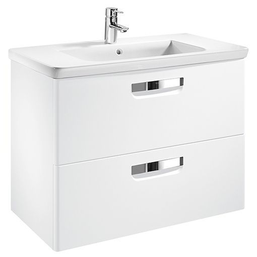 Модуль для раковины Roca The Gap 80 белый матовый, ZRU9302732