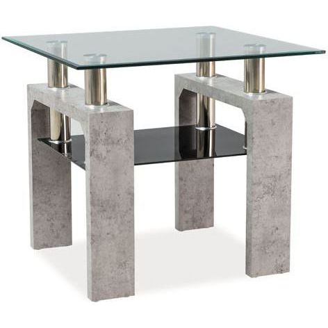 Стол журнальный Signal Lisa D серый, LISADTBT