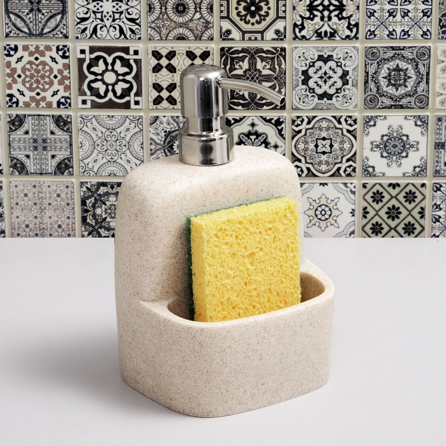 Дозатор с емкостью для губки WasserKRAFT, K-8499