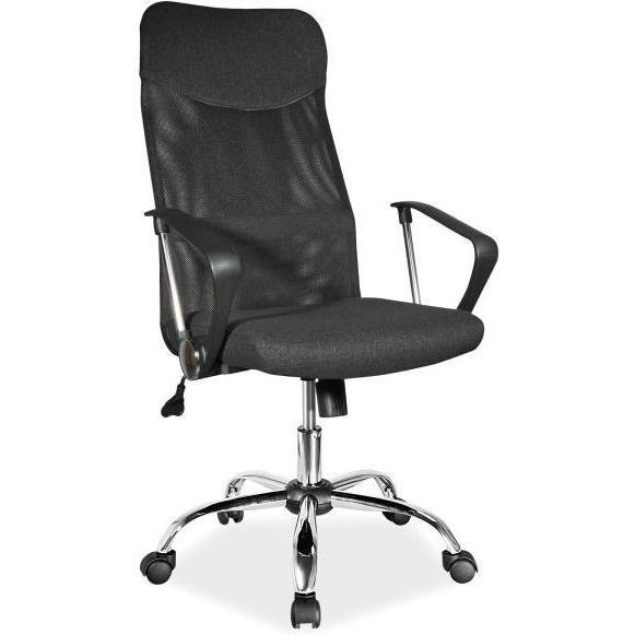 Кресло компьютерное Signal Q-025 черный, ткань, OBRQ025MC