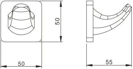 Крючок Rose, RG1511H
