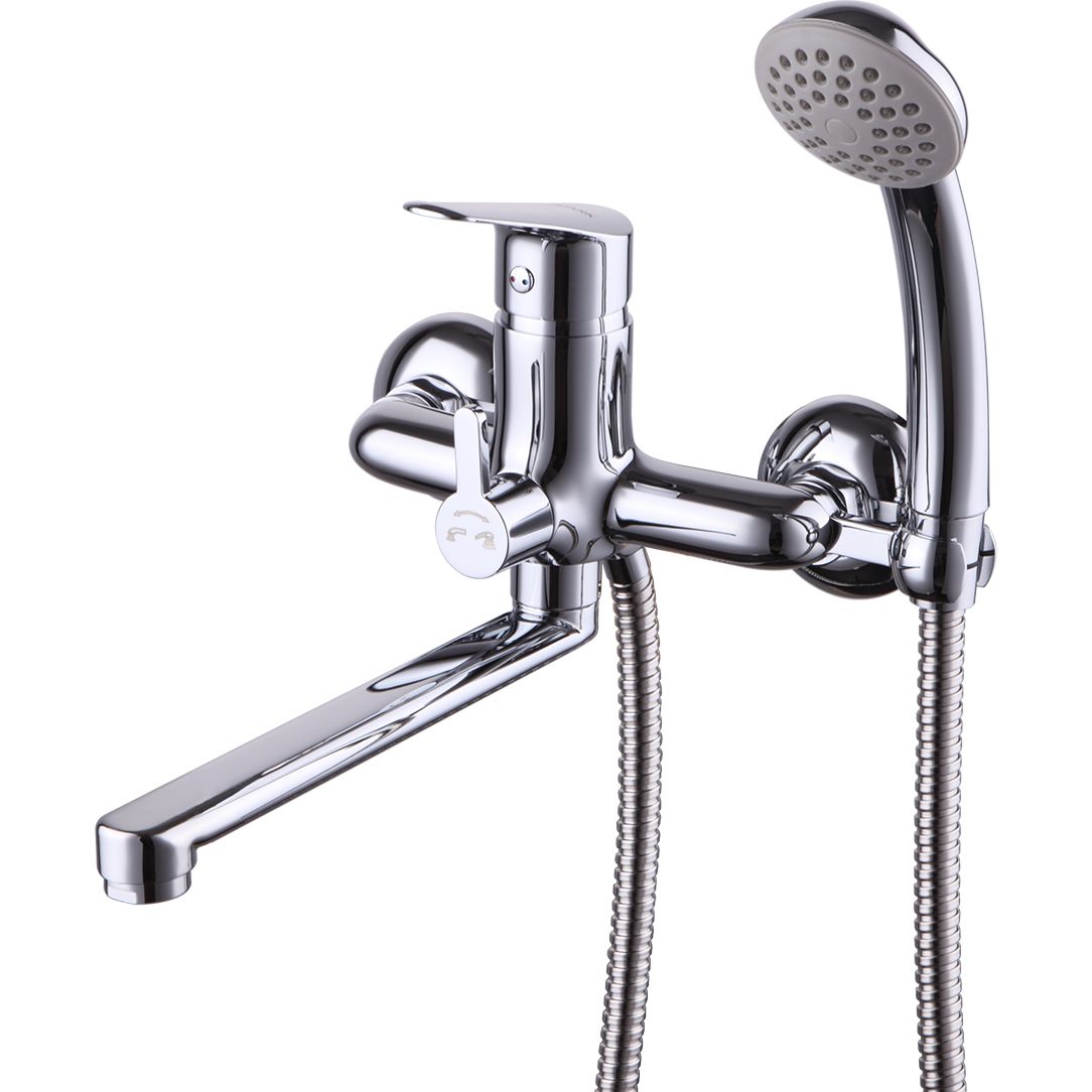 Смеситель универсальный с плоским поворотным изливом 200 мм Lemark Partner, LM6513C