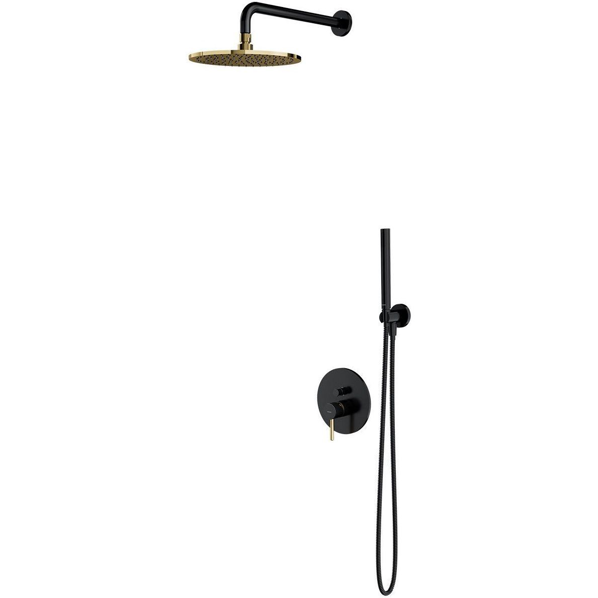 Душевая система скрытого монтажа Omnires, SYSY18BLGL