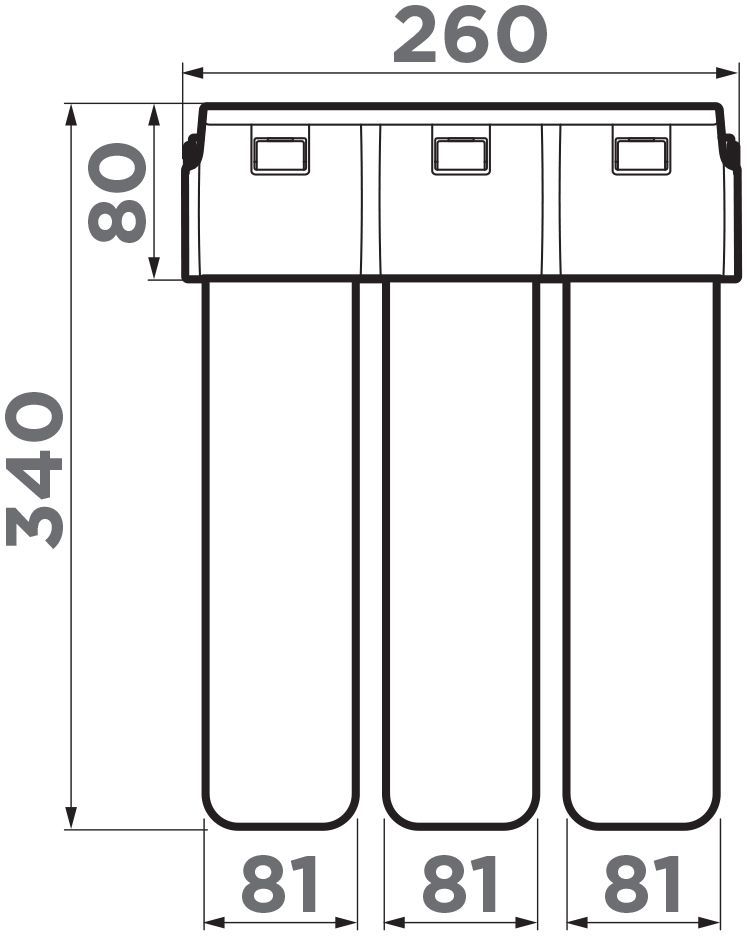 Водоочиститель Omoikiri Pure Drop Lite, 4998028