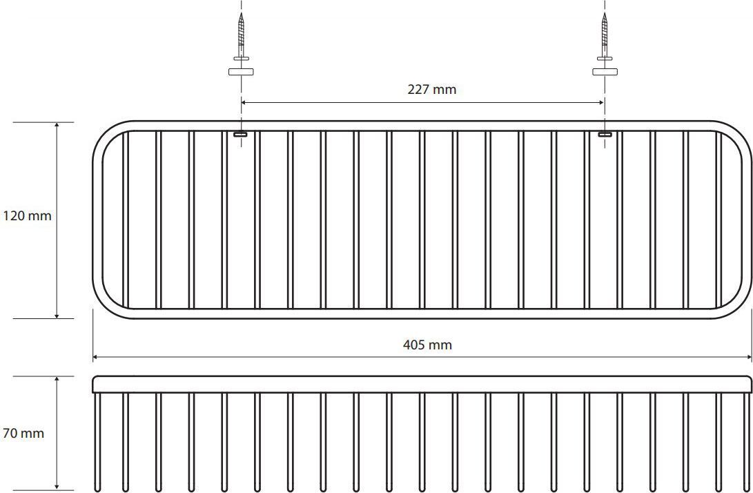 Мыльница 400 мм Bemeta Cytro, 146208252