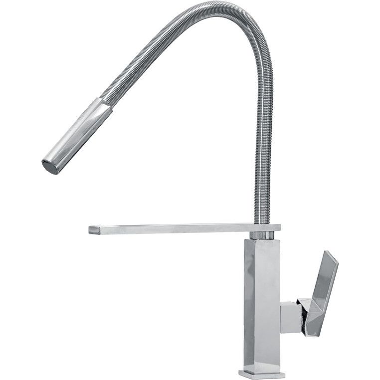 Смеситель для кухни с пружинным изливом Ahti Kemi, KM823019