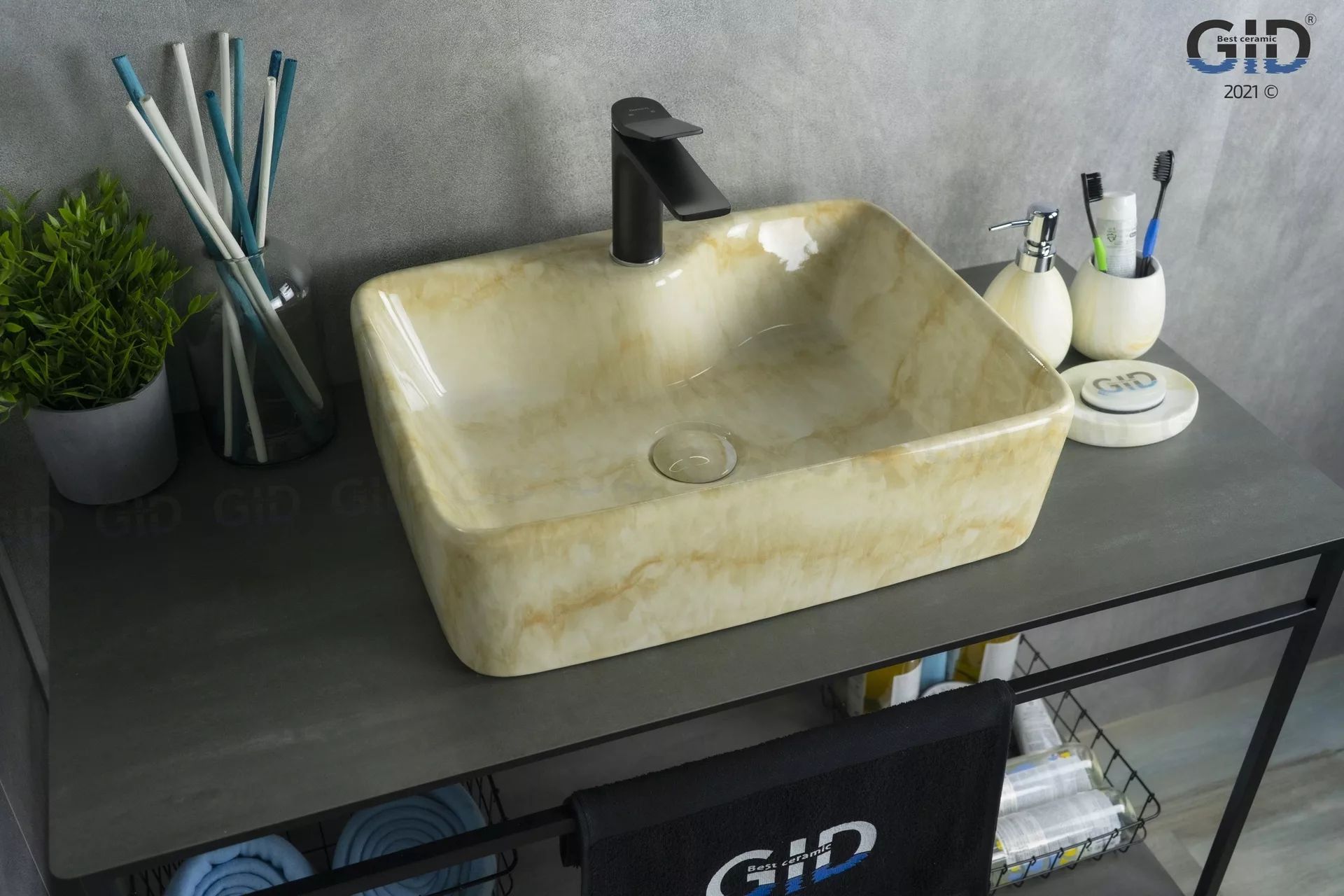 Умывальник Gid MNC606 48x37, 54461